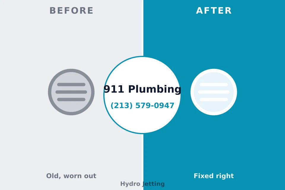 Before and after: plumbing repair Orwigsburg, PA